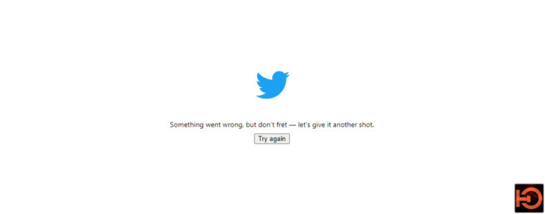 Imagem de: Twitter fica fora do ar e exibe mensagem 'Something went wrong'