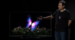 Imagem de: TV OLED transparente da Xiaomi tem qualidades futuristas