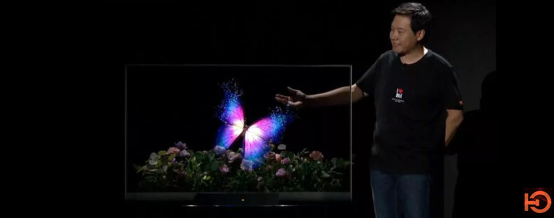 Imagem de: TV OLED transparente da Xiaomi tem qualidades futuristas