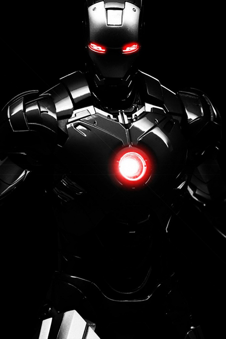 Papel de parede Black Iron Man