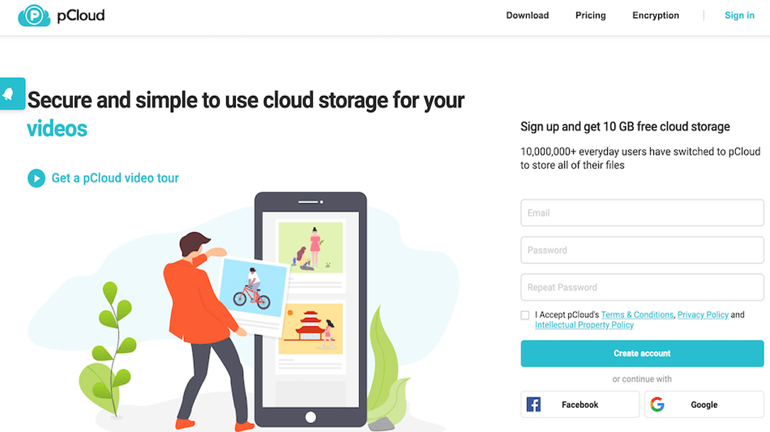 Imagem pCloud Cloud Storage