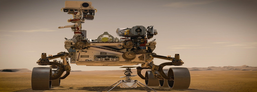 Imagem de: Primeiro helicóptero da NASA com sistema Linux chega à Marte