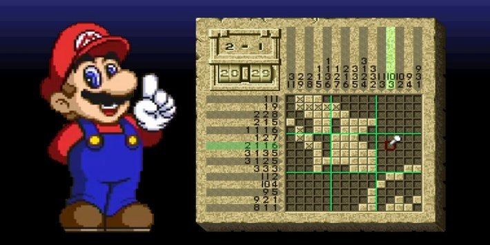 Jogo Mario's Super Picross