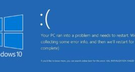 Tela Azul da Morte Windows 10