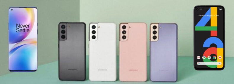 Imagem de: Melhores smartphones Android para comprar em 2021