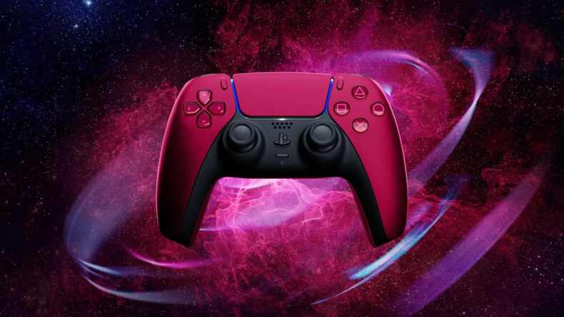 Novo Controle do PS5 Vermelho