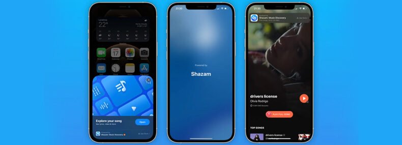 Imagem de: Shazam virá como um aplicativo nativo no iOS 14.6