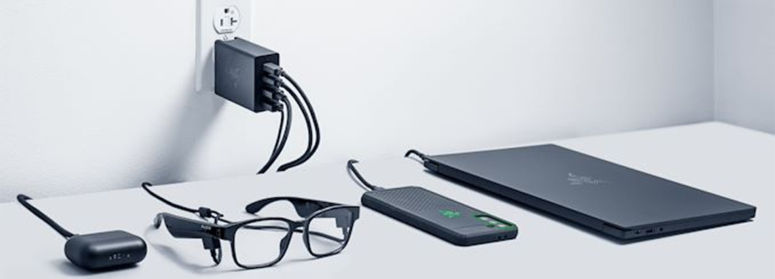 Imagem de: Razer anuncia carregador ultracompacto "Razer GaN" USB tipo C de 130 W