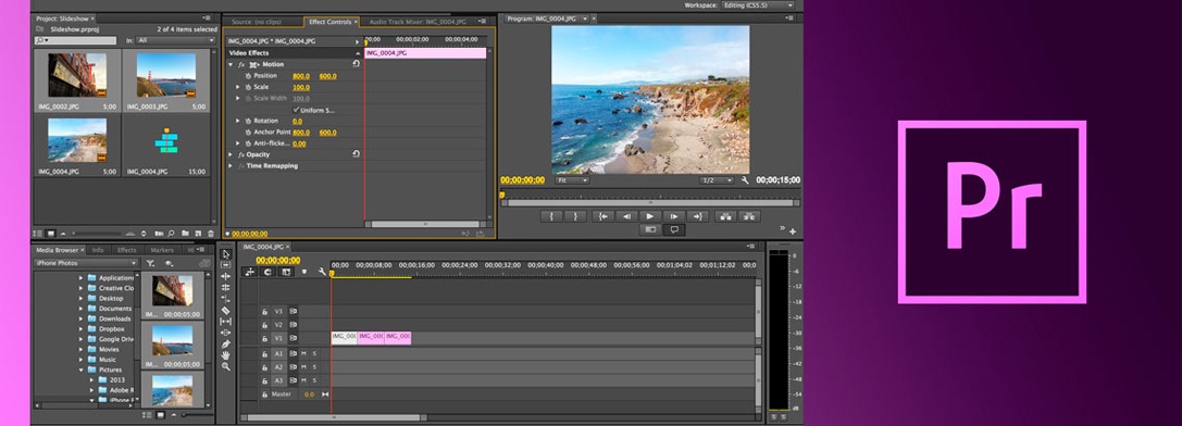 Imagem de: Adobe Premiere Pro