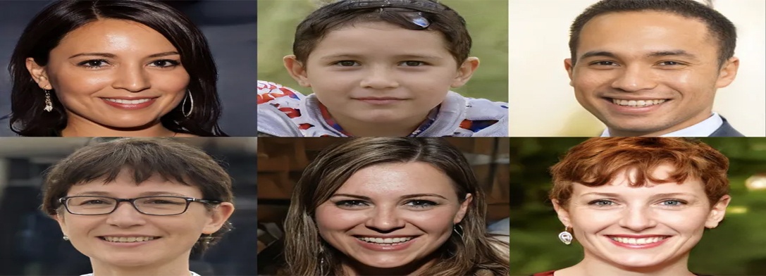 Imagem de: Site usa Inteligência Artificial para gerar rostos falsos