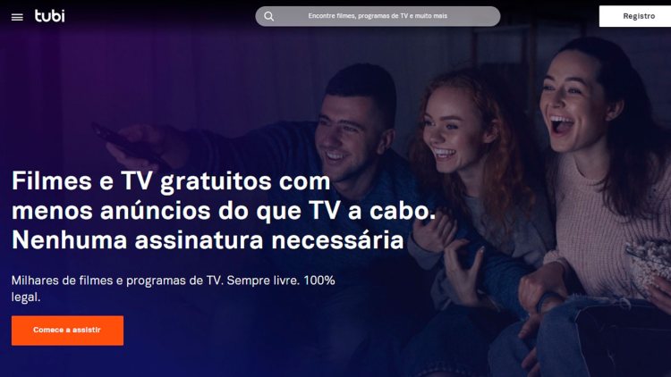 Tubi TV Sites para assistir filmes