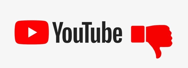 YouTube irá ocultar o número de deslikes em vídeos