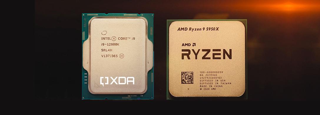 Imagem de: Comparativo entre Intel Core i9-12900K e AMD Ryzen 9 5950X