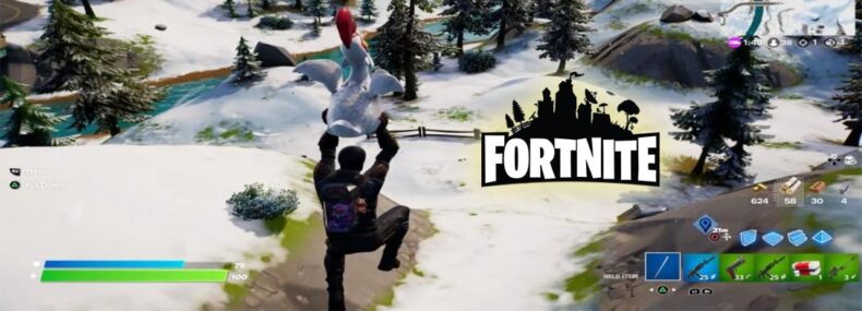 Imagem de: Como encontrar e pegar galinhas no Fortnite Winterfest