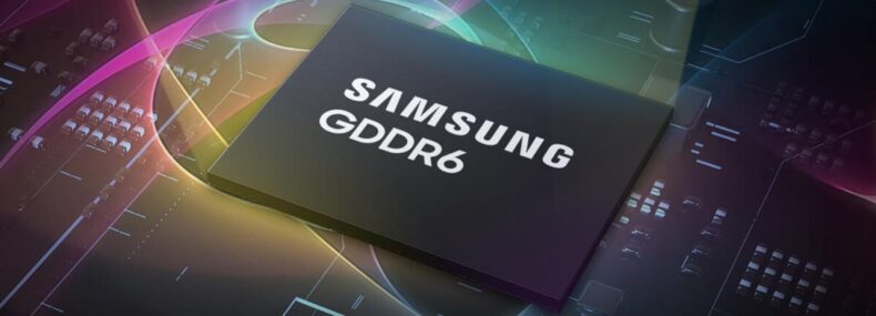 Imagem de: Samsung apresenta memória GDDR6 de 24 Gbps para GPUs de última geração