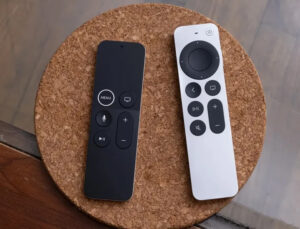 Siri Remote de primeira geração e controle remoto de segunda geração