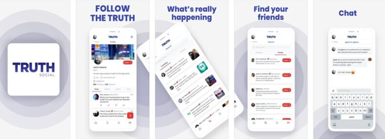 Imagem de: Truth Social supera Twitter e TikTok e se torna a rede social mais baixada nos EUA