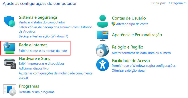 Painel de Controle - Windows 11
