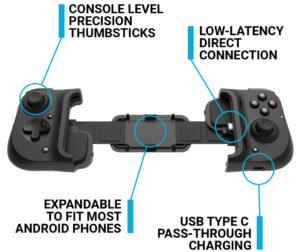 Gamevice Android comandos