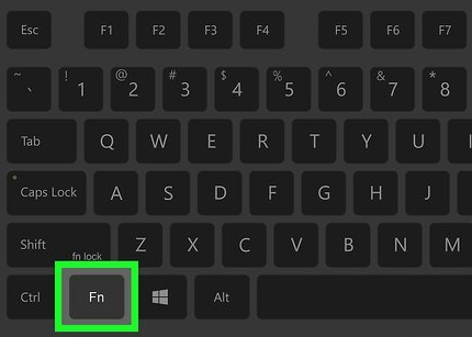 Tecla FN encontrada em laptops