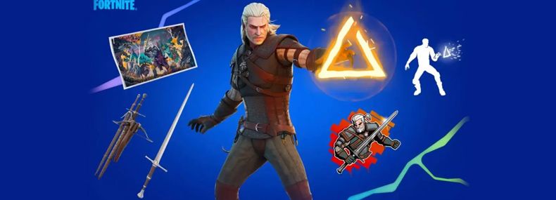 Imagem de: Como jogar Fortnite com Géralt de The Witcher