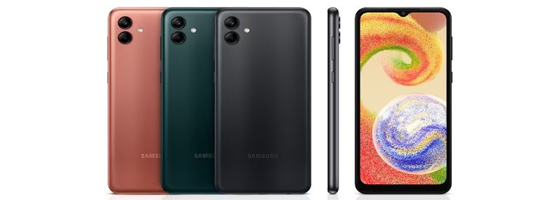 Imagem de: Android 13 chega ao Samsung Galaxy A04, mas One UI 5.1 não será suportada