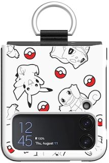 Pokémon Cover com Anel para Galaxy Z Flip4