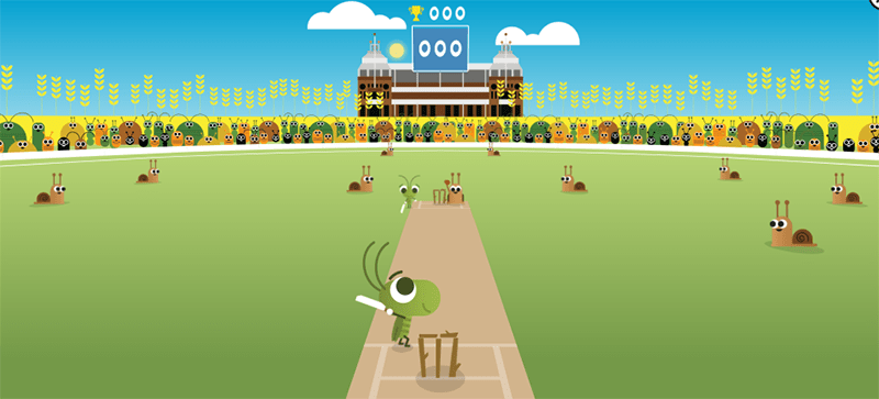 Jogos escondidos do Google: Cricket