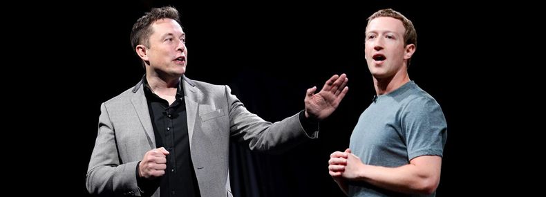 Imagem de: Luta entre Elon Musk vs Mark Zuckerberg já tem um favorito