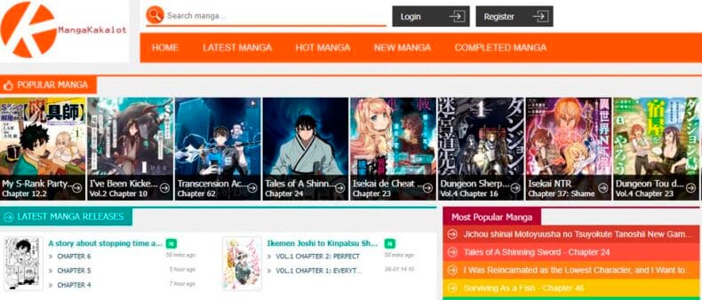 Mangakakalot é o quarto melhor site para ler mangá