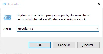 Aumentar a velocidade da Internet: gpedit Windows