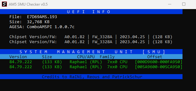 AMD AGESA 1.0.0.7c BIOS Firmware AM5 Motherboards