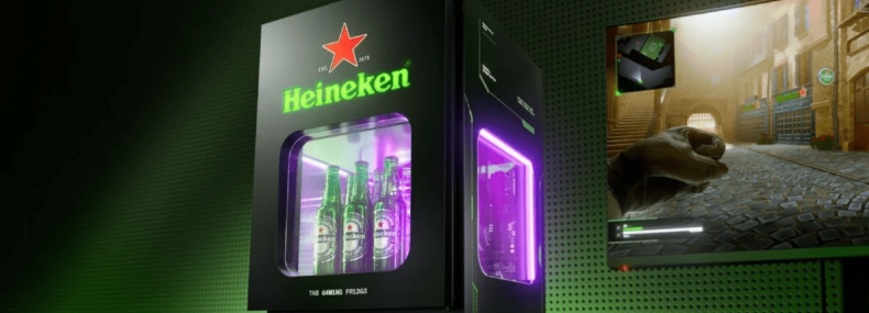 Imagem de: Heineken lança frigobar que resfria o PC enquanto gela cerveja