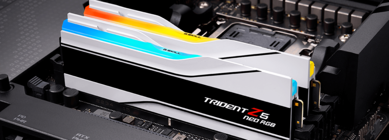 Imagem de: G.Skill lança memória Trident Z5 NEO DDR5-6400 para plataforma AM5 da AMD