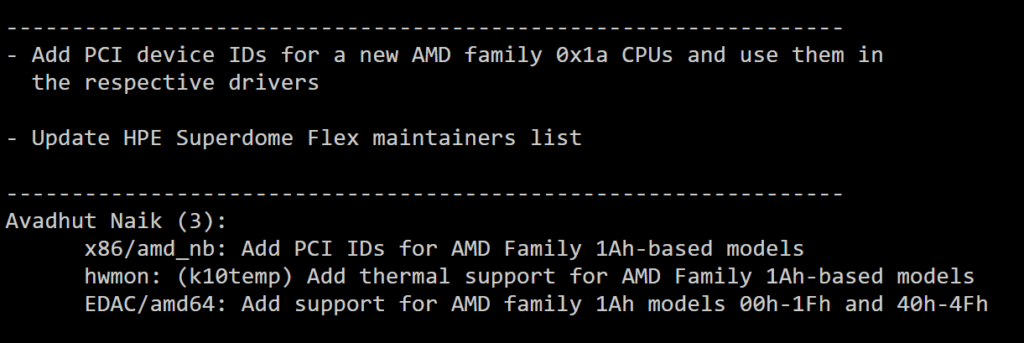 AMD Zen 5 CPU Patches Linux