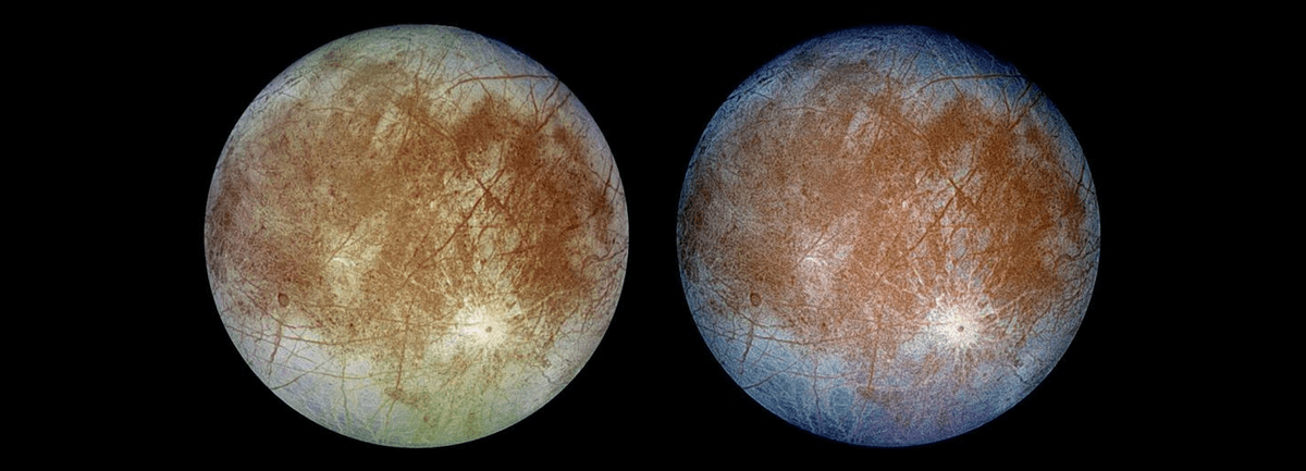 Imagem de: NASA descobre carbono na lua de Júpiter, elemento essencial para a vida