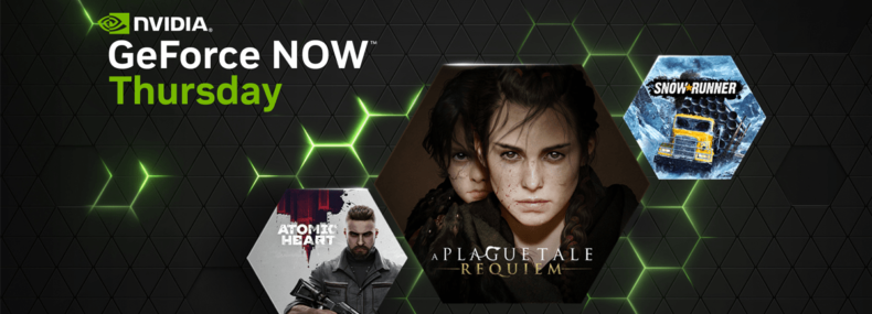 Imagem de: GeForce NOW adiciona Atomic Heart, A Plague Tale: Requiem e Snowrunner