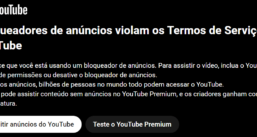 Como burlar o aviso do YouTube