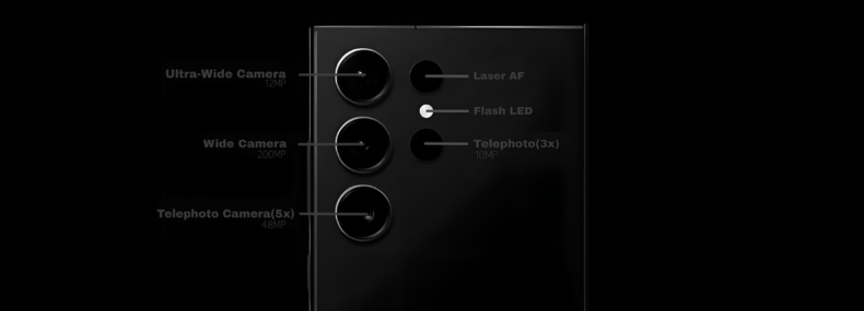 Imagem de: Galaxy S24 Ultra continuará com zoom digital de 100x, mas a lente telefoto será reduzida para 5x