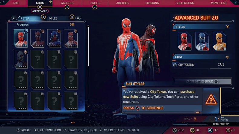 Homem-Aranha 2 Novos Trajes