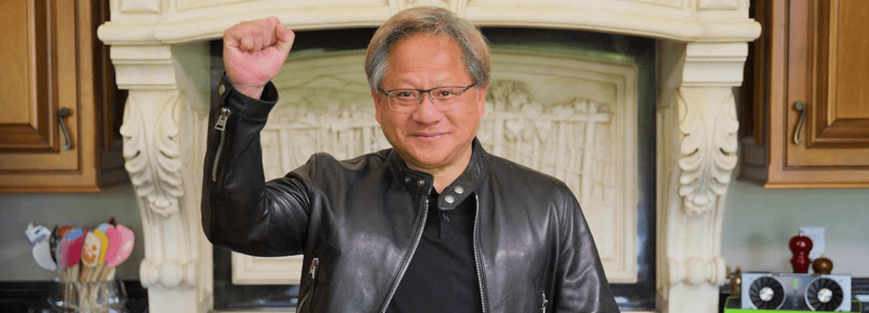 Imagem de: CEO da NVIDIA, Jensen Huang, pode participar do evento anual da Foxconn em Taiwan