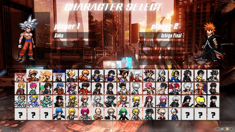 Jump Force Mugen - Personagens