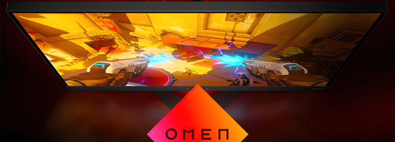 Imagem de: HP lançará monitor gamer OLED Omen Transcend 4K com DisplayPort 2.1