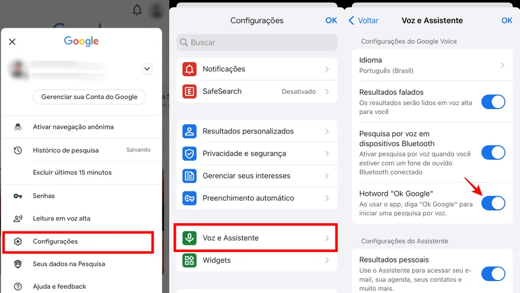 Hotword 'Ok Google' iOS