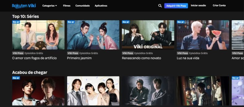 Site para assistir doramas: Rakuten Viki