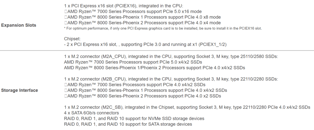 AMD Ryzen 8000G AM5 Desktop APUs Phoenix 1 Phoenix 2