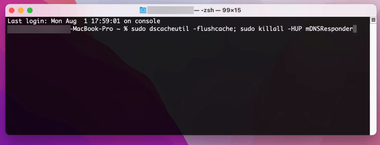 Flush DNS macOS Sonoma