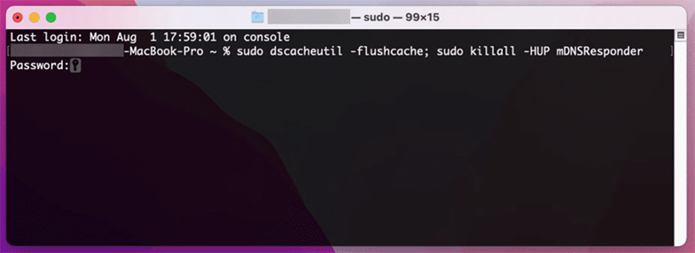 Flush DNS macOS Sonoma