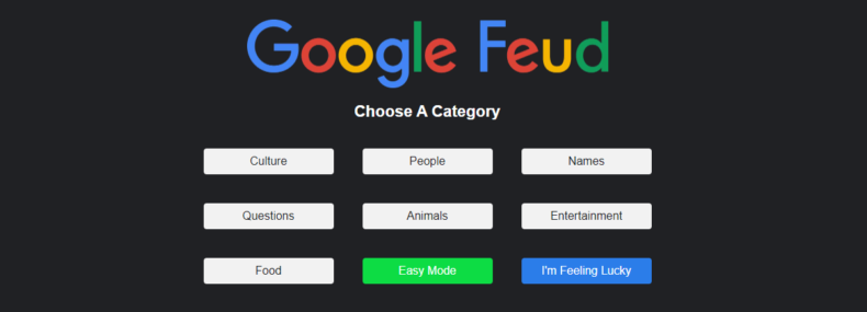 Imagem de: Google Feud - O jogo de perguntas que usa sugestões do buscador