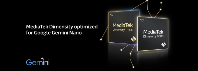 Imagem de: MediaTek Dimensity 8300 trará a IA para dispositivos de gama média com o Gemini Nano